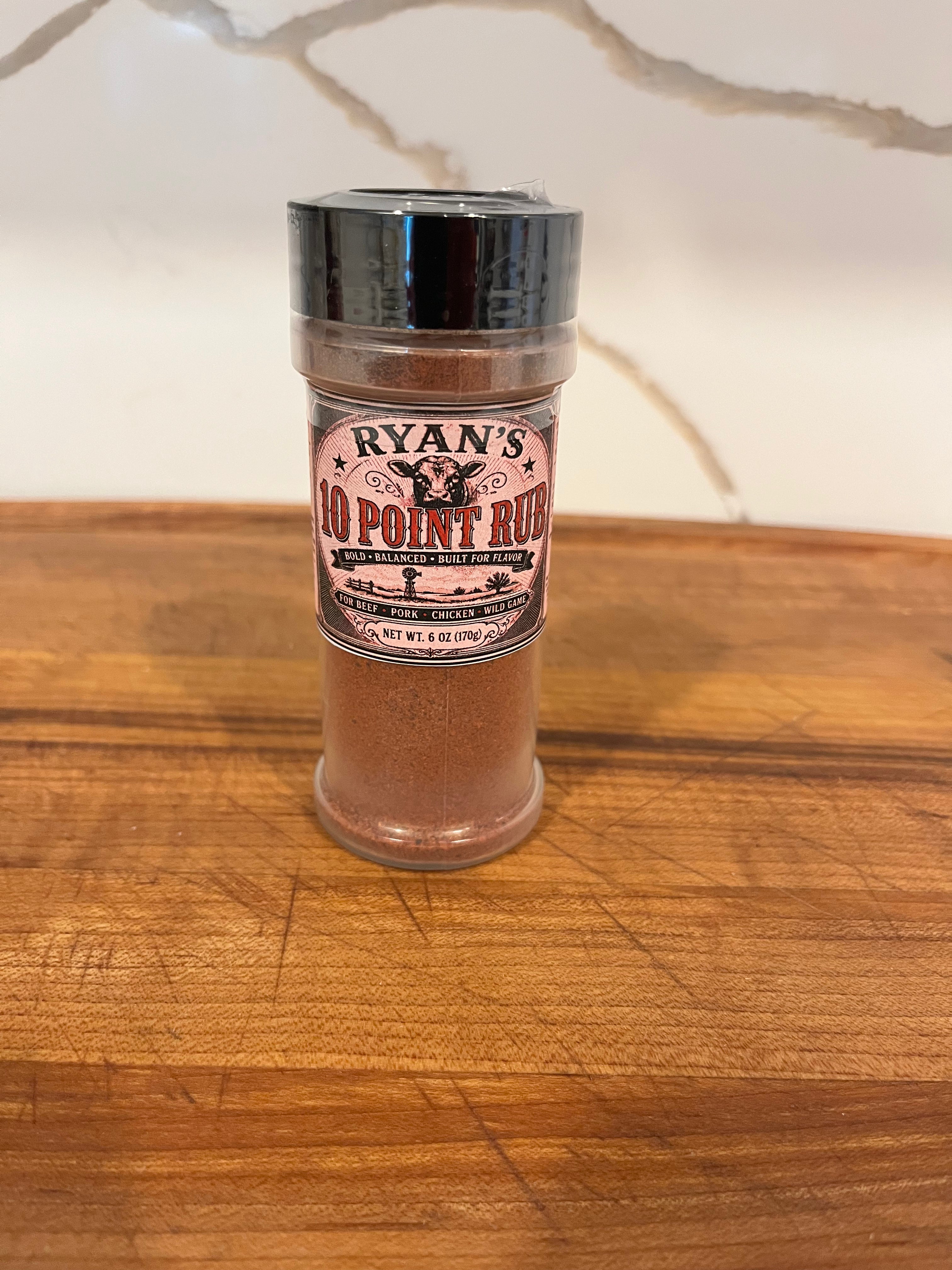Ryan's 10 Point Rub | Premium Texas BBQ Seasoning