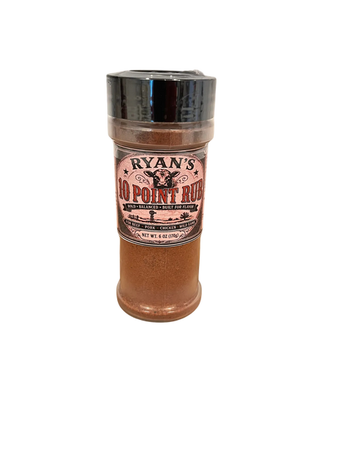 Ryan's 10 Point Rub | Premium Texas BBQ Seasoning